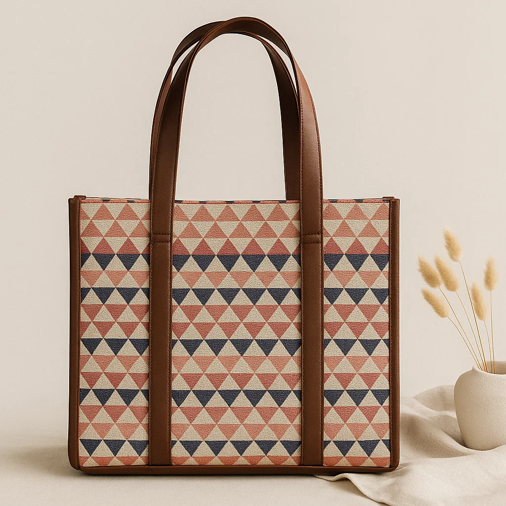 Terracotta Prism office Tote bag 