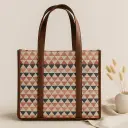Terracotta Prism office Tote bag 